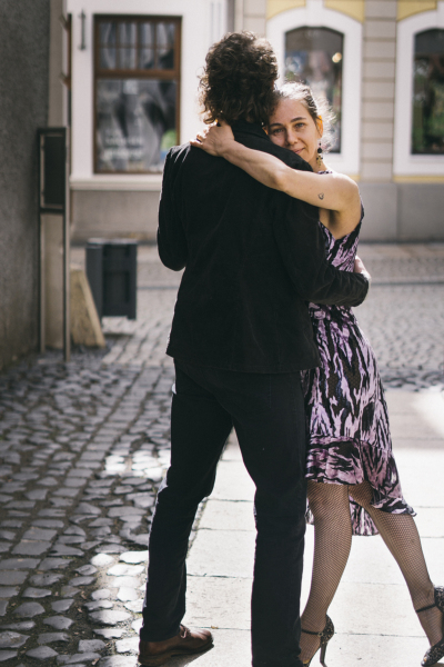 Tango Argentino am Gartenhügel  der Rabryka