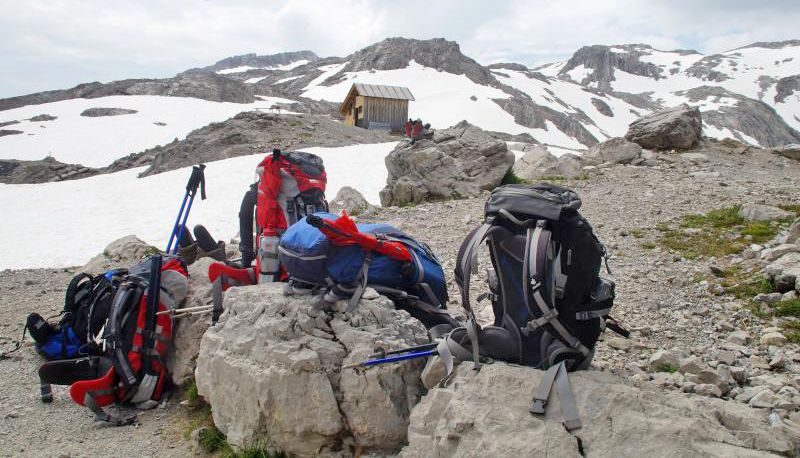 Von Hütte zu Hütte in den Alpen 