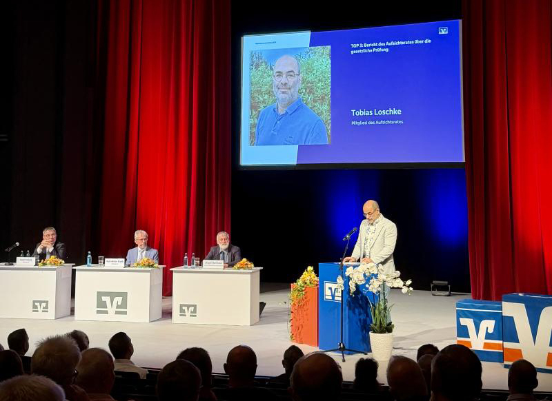 Die Volksbank zog Bilanz