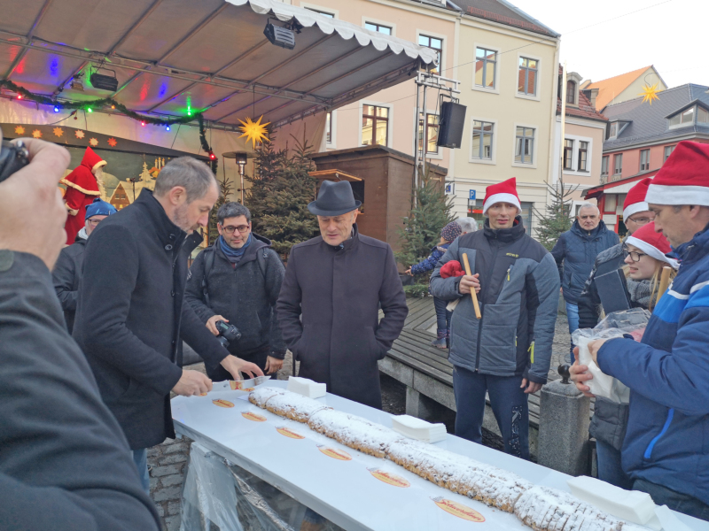 Weihnachtsmarkt auf dem Löbauer Altmarkt