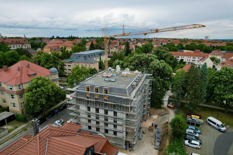 Richtfest auf der Paulistraße in Bautzen