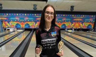 Emily Kim Beute mit Gold