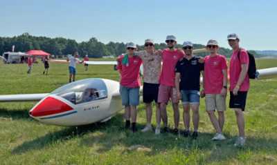 Rückenwind bei Segelfliegern
