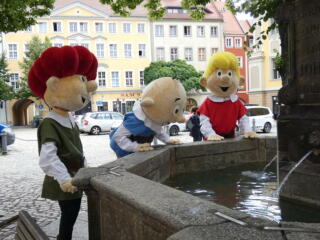 Abrafaxe feiern in Bautzen den Goldenen Geburtstag