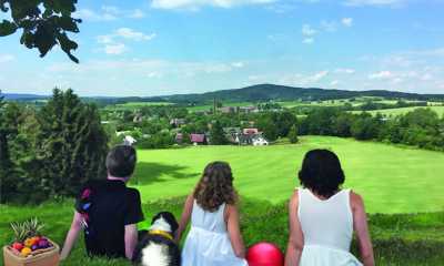 Von Oppach bis Crostau über den Wolfsberg wandern