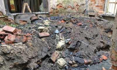 Seifhennersdorfer Bahnhof vom Schutt befreit