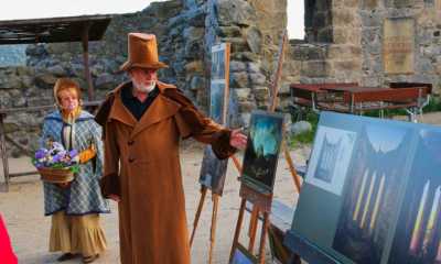 Maler Karl Wolfgang Weber zu Gast beim „Kunstsalon Zittau“