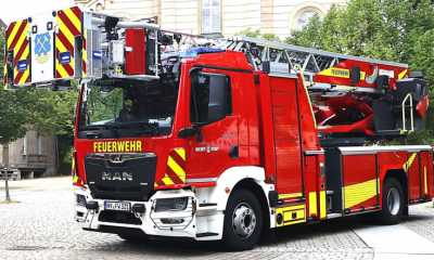 Neue Drehleiter für die Feuerwehr Niesky