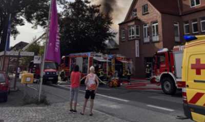 Großbrand in der alten Fabrikanten-Villa