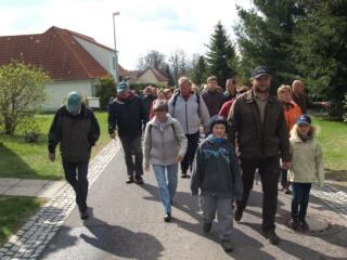 Groß Radisch: Auf Wanderung zur Kirschblüte