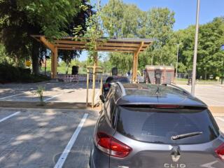 Schöner parken auf der Beethovenstraße Bischofswerda