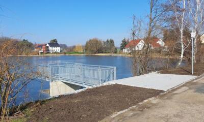 Vorbecken Neumalsitz an der Talsperre ist nun fertig saniert