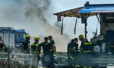 THW: Dauereinsatz bei Großbrand