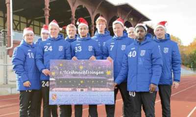 1. Weihnachtssingen im Zittauer Weinauparkstadion