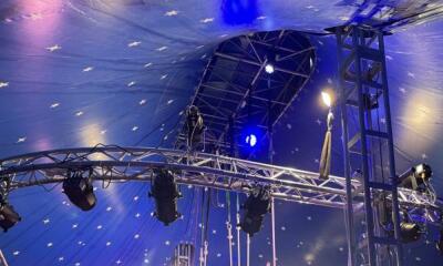 Der Zirkus ist  in Olbersdorf